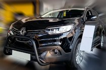 Renault Kadjar 2015–2022 Bullbar Black (RVS) foto 3