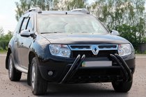 Renault Duster 2008–2017 Bullbar Kelebek WT011 Black (roestvrij staal) foto 1