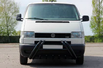 Volkswagen T4 Caravelle/Multivan 1990–2003 Bullbar Kelebek WT011 Black (roestvrij staal) foto 1