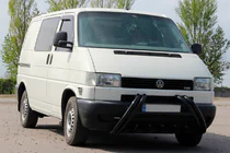 Volkswagen T4 Caravelle/Multivan 1990–2003 Bullbar Kelebek WT011 Black (roestvrij staal) foto 2