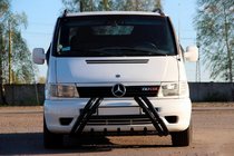 Mercedes Vito W638 1996–2003 Kelebek WT011 Black bullbar (RVS) foto 3