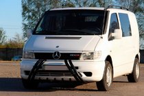 Mercedes Vito W638 1996–2003 Kelebek WT011 Black bullbar (RVS) foto 2