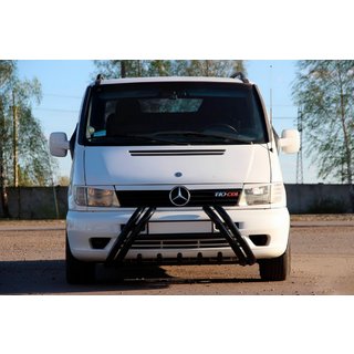 Kelebek WT011 Black bullbar (RVS) Mercedes Vito W638 1996–2003 foto 3