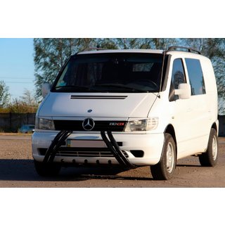 Kelebek WT011 Black bullbar (RVS) Mercedes Vito W638 1996–2003 foto 2