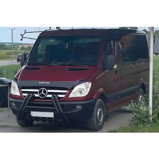 Bullbar F1-01M Black (2006-2013, roestvrij staal) Mercedes Sprinter W906 2006–2018