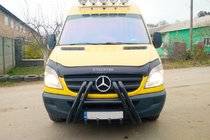 Mercedes Sprinter W906 2006–2018 Bullbar F1-01 Black (2013-2018, roestvrij staal) foto 4