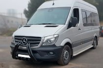 Mercedes Sprinter W906 2006–2018 Bullbar F1-01 Black (2013-2018, roestvrij staal) foto 3