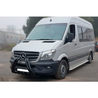 Bullbar F1-01 Black (2013-2018, roestvrij staal) Mercedes Sprinter W906 2006–2018 foto 3