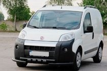 Fiat Fiorino/Qubo 2008–2024 Frontbeschermbeugel Shark Black (RVS) foto 1