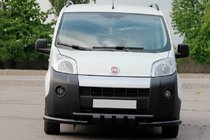 Fiat Fiorino/Qubo 2008–2024 Frontbeschermbeugel Shark Black (RVS) foto 2