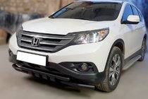 Honda CRV 2012–2016 Frontbeschermbeugel Shark Black (RVS) foto 1