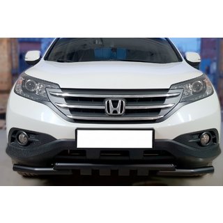 Frontbeschermbeugel Shark Black (RVS) Honda CRV 2012–2016 foto 2