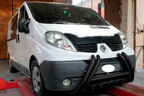 Renault Trafic 2001–2015 Bullbar F1-01 Black (RVS) foto 2