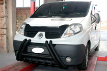 Renault Trafic 2001–2015 Bullbar F1-01 Black (RVS) foto 3