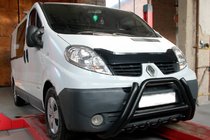 Nissan Primastar 2002–2014 Bullbar F1-01 Black (RVS) foto 2