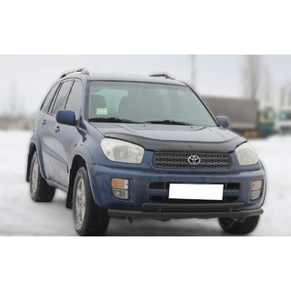 Bullbar voorzijde ST014-1 Black (RVS) Toyota Rav 4 2001–2005 foto 2