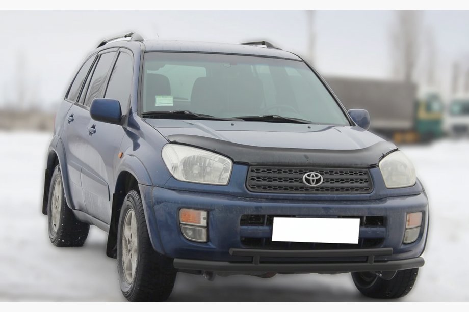 Toyota Rav 4 2001–2005 Bullbar voorzijde ST014-1 Black (RVS) Foto 2