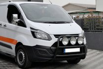 Ford Custom 2013–2022 Bullbar WT022 Black (RVS) foto 1