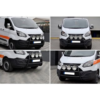 Bullbar WT022 Black (RVS) Ford Custom 2013–2022 foto 4