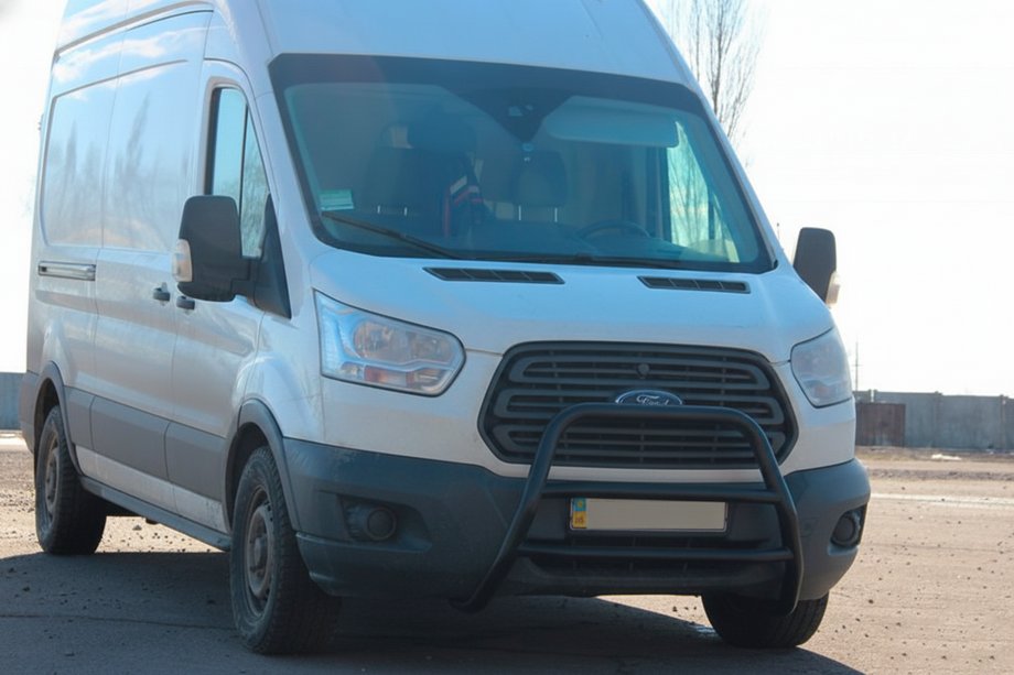 Ford Transit 2014– Bullbar WT022 Black (RVS) Image