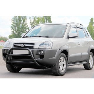 Bullbar WT022 Black (RVS) Hyundai Tucson JM 2004– foto 2
