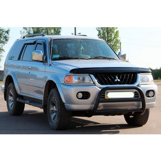 Bullbar WT022 Black (roestvrij staal) Mitsubishi Pajero Sport 1996–2007 foto 2