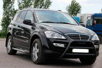 SsangYong Kyron 2005–2014 Bullbar WT022 Black (roestvrij staal) foto 3