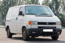 Volkswagen T4 Caravelle/Multivan 1990–2003 Bullbar WT022 Black (roestvrij staal) foto 2