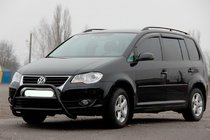 Volkswagen Touran 2003–2010 Bullbar WT022 Black (roestvrij staal) foto 1