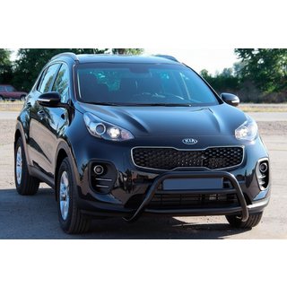 Bullbar WT023 Black (RVS) Kia Sportage 2015–2021 foto 2