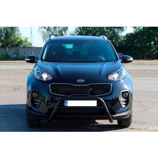 Bullbar WT023 Black (RVS) Kia Sportage 2015–2021 foto 4