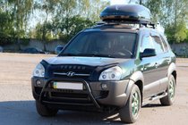 Hyundai Tucson JM 2004– Bullbar WT025 Black (RVS) foto 2