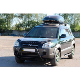 Bullbar WT025 Black (RVS) Hyundai Tucson JM 2004– foto 2