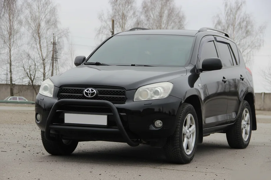 Toyota Rav 4 2006–2013 Bullbar WT022 Black (roestvrij staal) Image