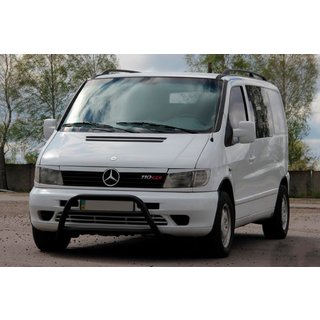 Bullbar WT022 Black (RVS) Mercedes Vito W638 1996–2003 foto 2