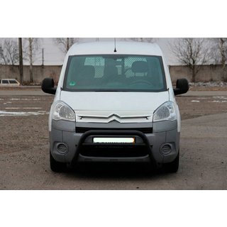 Bullbar WT007 Black (RVS) Peugeot Partner Tepee 2008–2018 foto 3