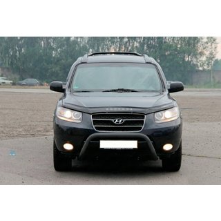 Bullbar WT007 Black (RVS) Hyundai Santa Fe 2 2006–2012 foto 1