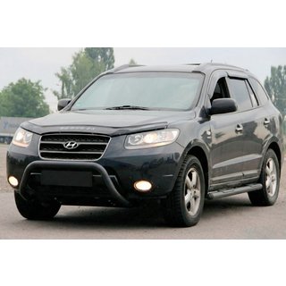 Bullbar WT007 Black (RVS) Hyundai Santa Fe 2 2006–2012 foto 3