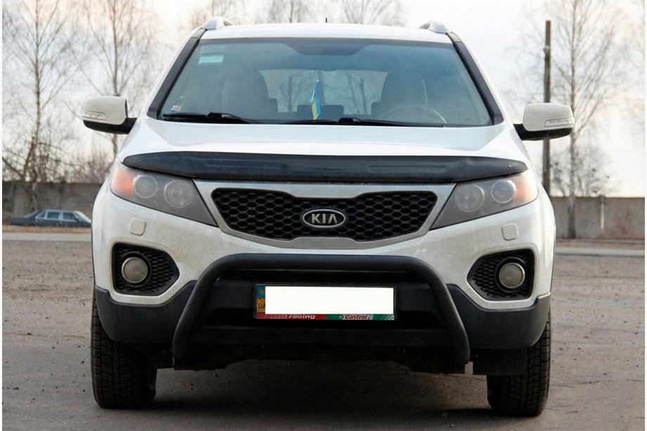 Kia Sorento II XM 2009–2014 Bullbar WT007 Black (RVS) Image