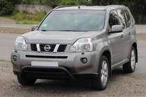 Nissan X-trail T31 2007–2014 Bullbar voorzijde WT007 Black (roestvrij staal) foto 3
