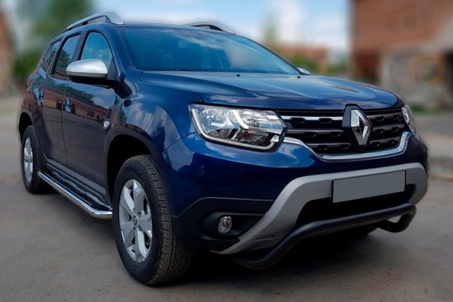 Renault Duster 2018–2024 Bullbar WT007 Black (RVS) Image