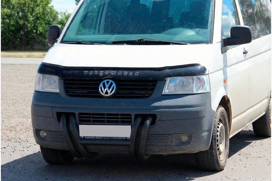 Volkswagen T5 Transporter 2003–2010 Bullbar ST006-03 Nizdri Black (RVS) Foto 6