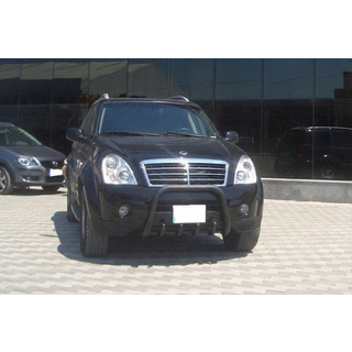 Bullbar QT006 Black (RVS) SsangYong Rexton I 2001–2017 foto 2