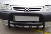 Citroen Berlingo 1996–2008 Bullbar QT006 Black (RVS) foto 1