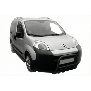 Voorbullbar QT006 Black (RVS) Citroen Nemo 2007–2017 foto 1