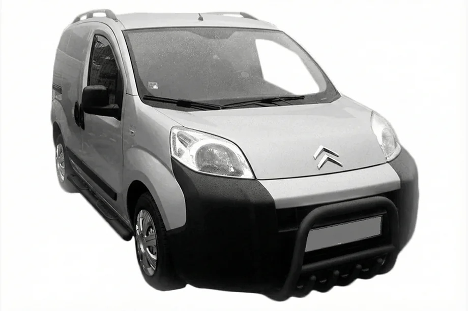 Citroen Nemo 2007–2017 Voorbullbar QT006 Black (RVS) Image
