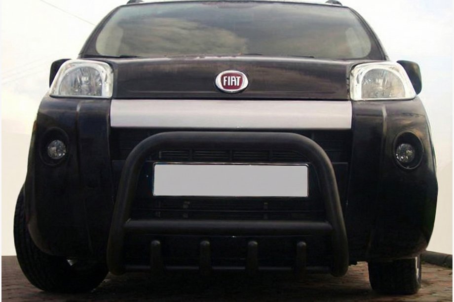 Peugeot Bipper 2008–2017 Bullbar QT006 Black (RVS) Image