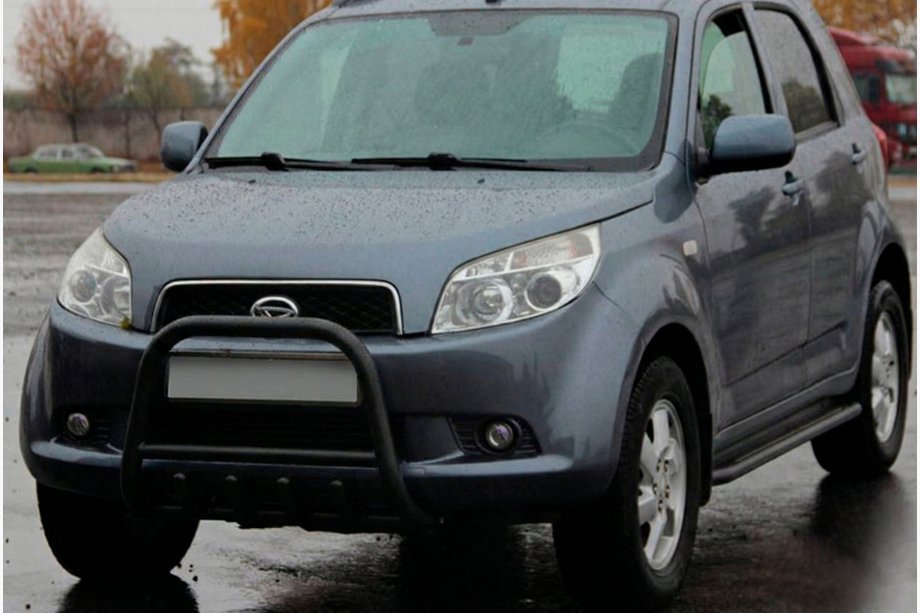 Daihatsu Terios 2006–2017 Voorbullbar QT006 Black (RVS) Image