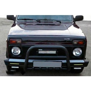 Bullbar QT006 Black (RVS) foto 3