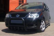 Volkswagen Touran 2003–2010 Bullbar QT006 Black (RVS) foto 2